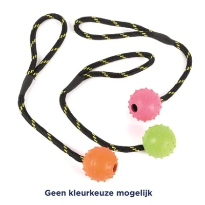 Afbeelding van Happy Pet Tough Toys Rubber Bal Studded Aan 31,5X5,5X5,5 CM