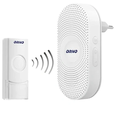 Afbeelding van LONGA AC Draadloze deurbel met 1 ontvanger Plug in stopcontact Instelbaar Volume/36 Melodieën IP44