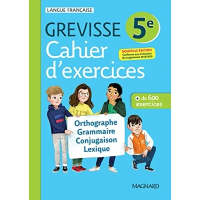 Image de Cahier Grevisse 5e (2021)