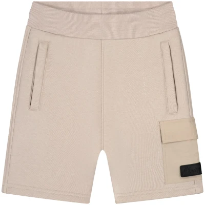 Afbeelding van Malelions Shorts Taupe Maat 128