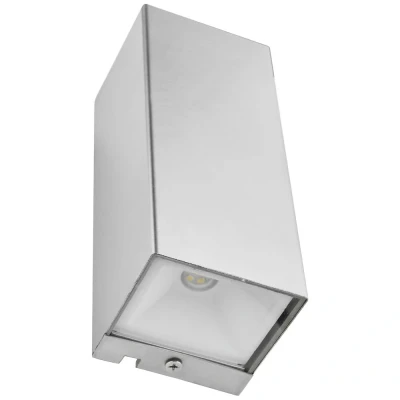 Afbeelding van ECO Light LUCA 5002301001 LED buitenlamp (wand) 12 W RVS optiek