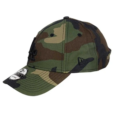 Afbeelding van New Era League Essential Trucker Losdod Cap voor heren, Dodgers camouflage zwart, One Size