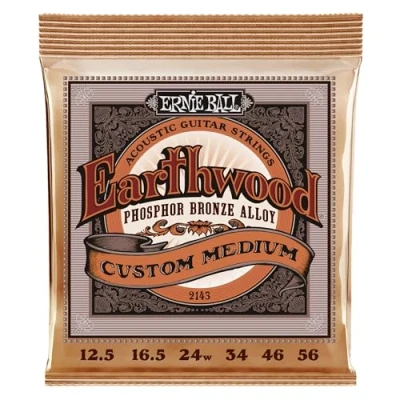 Afbeelding van Ernie Ball 2143 Custom Medium Earthwood Phosphor Bronze Snaren Set