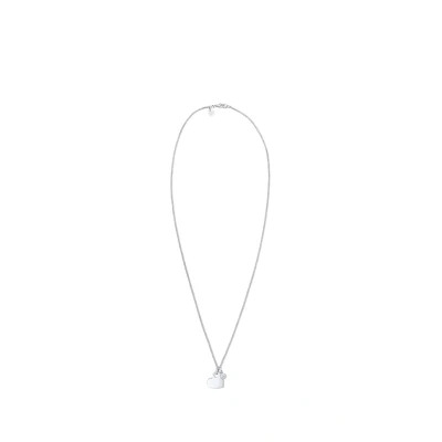 Afbeelding van Elli HERZ SOLITÄR Elegant Diamant Ketting silvercoloured, Dames, Maat: 45, Silver coloured