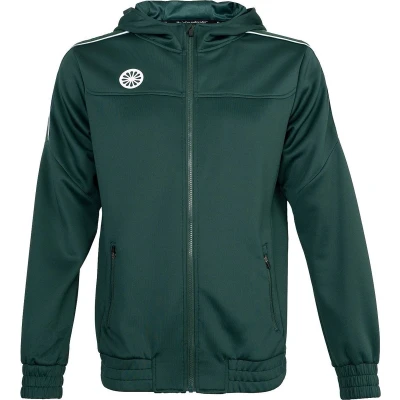 Afbeelding van The Indian Maharadja Jaipur Performance Hooded Trainingsjack Junior Green 128 Groen Hockey