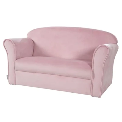 Afbeelding van Roba 450111MA kindersofa Met armleuningen. Mauve/roze