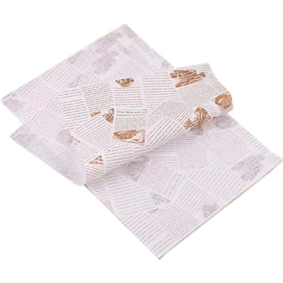 Afbeelding van La Llareta 100 vellen kaas wrap papier, voedselverpakkingspapier, waterdicht en oliebestendig, voor sandwich/brood/cake/burger
