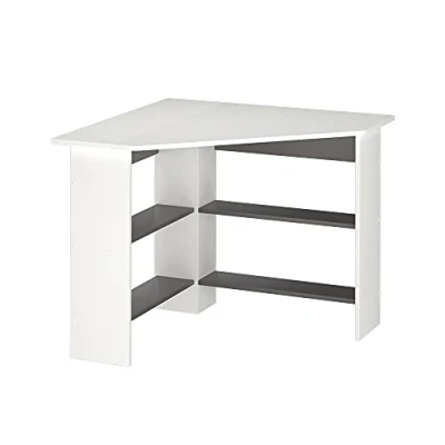 Afbeelding van Vicco Hoekbureau Arion, Wit/Antraciet, 90 x cm
