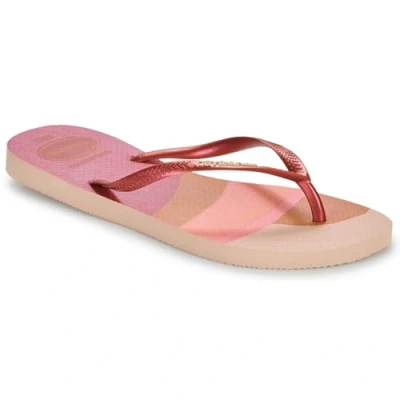 Afbeelding van Havaianas Slim Palette Glow teenslippers voor dames, Roze ballet