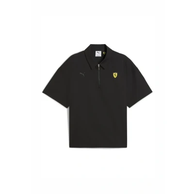 Afbeelding van PUMA Scuderia Ferrari Premium Polo Men voor Heren, Zwart, Maat S
