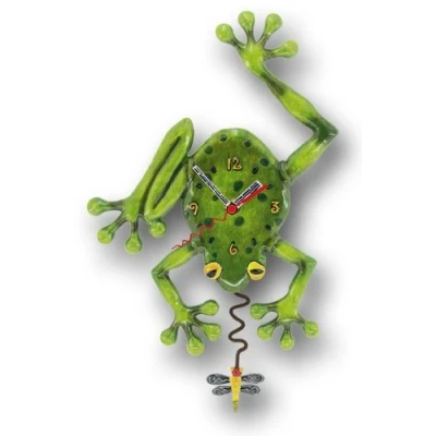 Afbeelding van Allen Designs C106 Kikkerklok, kunsthars, 28,5 cm