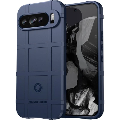 Afbeelding van imoshion Hoesje Geschikt voor Google Pixel 9 Pro XL Siliconen Rugged Shield Backcover Donkerblauw
