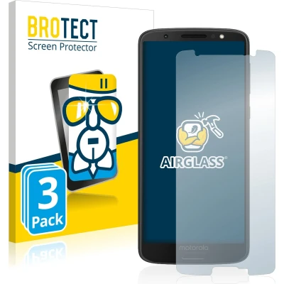 Afbeelding van BROTECT Screenprotector voor Motorola Moto G6 Folie Beschermfolie Beschermglas transparant (3 Stuks)