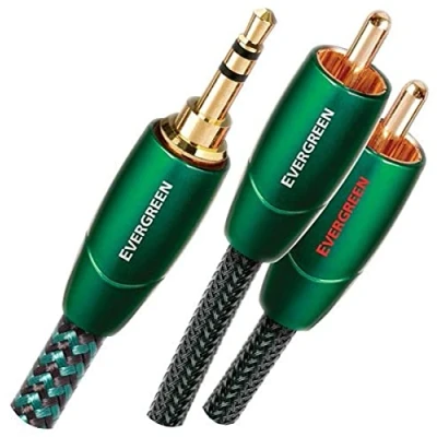 Image de Câble audio Jack 3,5mm Audioquest Evergreen 1 m Noir et vert
