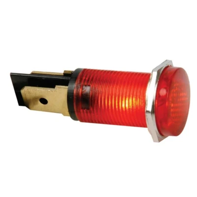 Afbeelding van Ronde Signaallamp 14mm 220V Rood