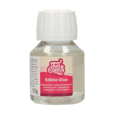 Image de FunCakes Colle Alimentaire: transparente, pour le travail du sucre et la décoration de gâteaux, 50 g.