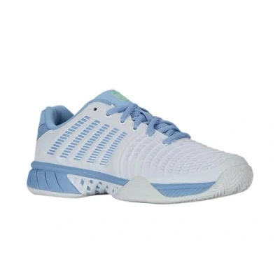 Afbeelding van K SWISS Tennisschoenen voor alle ondergronden, Dames, Maat: 39.5, White dutch canal green Mesh