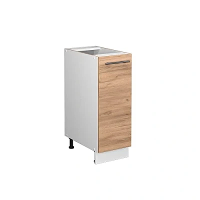 Afbeelding van Vicco Apotheekkast Fame Line, Krachtige eik goud/Wit, 30 cm zonder werkblad