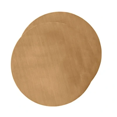 Afbeelding van Set Van 2 permanente bakfolie hoogwaardig bakpapier Herbruikbaar hittebestendig Anti aanbaklaag Vaatwasmachinebestendig Rond x (Ø 40 cm)