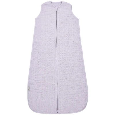 Afbeelding van Meyco baby Uni zomerslaapzak pre washed hydrofiel soft lavender 60cm 0.5 TOG