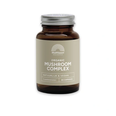 Afbeelding van Mattisson Biologisch Paddenstoelen (Mushroom) Complex 60 capsules