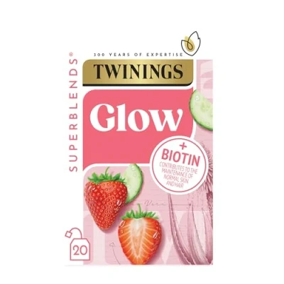 Afbeelding van Twinings Superblends Glow Enkele theezakjes, 40 g, 20 Stuk