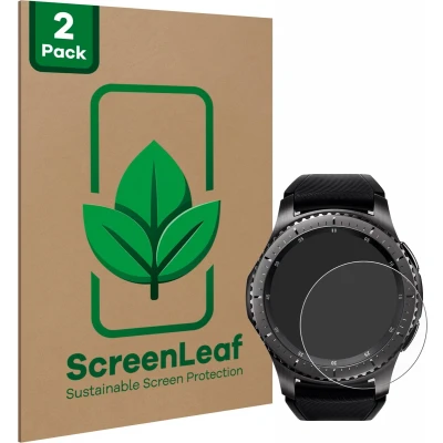 Afbeelding van ScreenLeaf Screenprotector voor Samsung Gear S3 Frontier / Classic Duurzame schermbescherming Folie Beschermfolie transparant (2 Stuks)