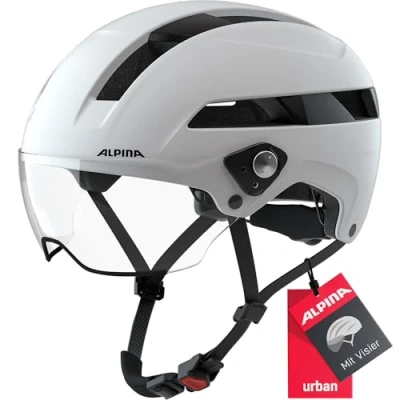 Afbeelding van Alpina Helm Soho Visor white matt 51 56