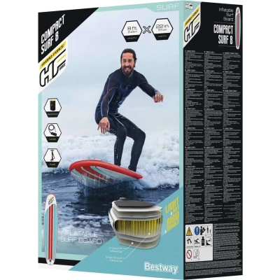 Afbeelding van Bestway Hydro Force Stand Up Paddleboard Compact Surf 8 243X57X7 Cm