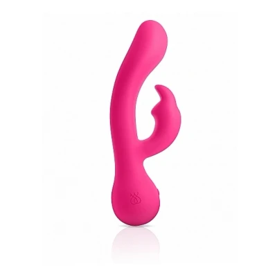 Afbeelding van Roze Flexibele Rabbit Vibrator Ruby