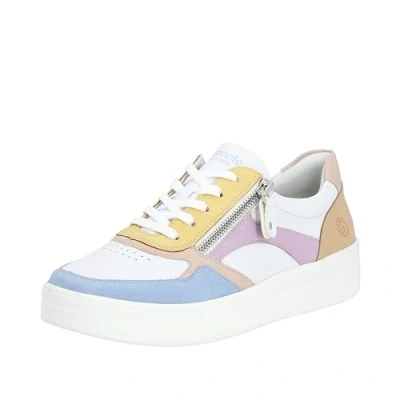 Afbeelding van Remonte Sneakers laag, Dames, Maat: 37, Mehrfarbig Leer/ synthetisch