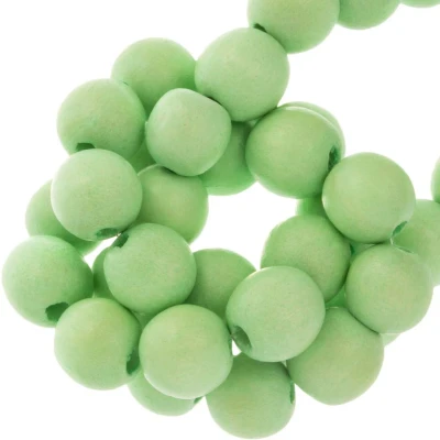 Afbeelding van Houten Kralen Intense Look (12 mm) Green Ash (70 stuks)