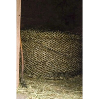 Afbeelding van Hippotonic Hooinet Ronde Balen Zwart 2,80x2,80m