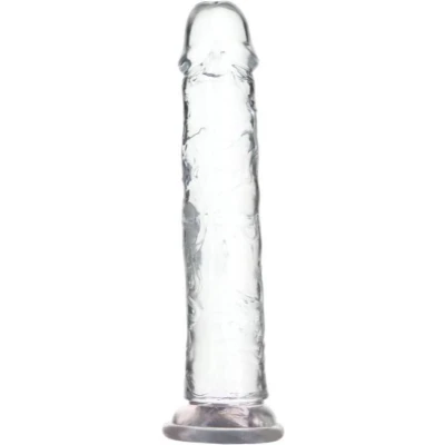 Afbeelding van Crystal Addiction Transparante Dildo 20 cm Levensecht Gevoel