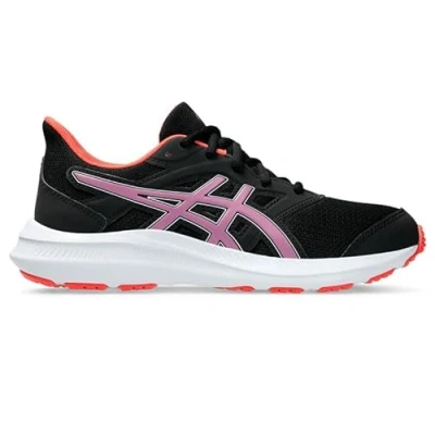 Afbeelding van Asics JOLT 4 GS Unisex Hardloopschoenen voor op de weg kinderen, Maat: 40, Black/ube Textiel/ synthetisch