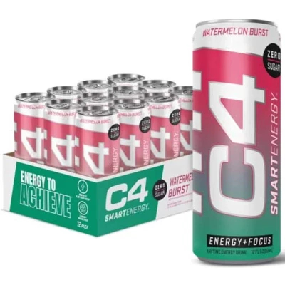 Afbeelding van Cellucor C4 Pre Workout Smart Energy 12x 330ml Watermelon Burst