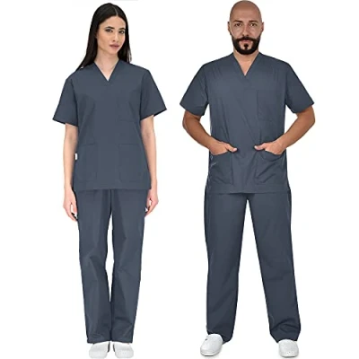 Afbeelding van B well Colombo Medische kleding, uniseks, Grafiet grijs