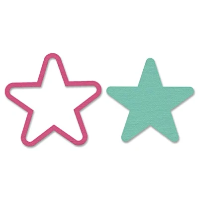 Afbeelding van Sizzix Framelits Die Star (2pcs) (665250) (DISCONTINUED)