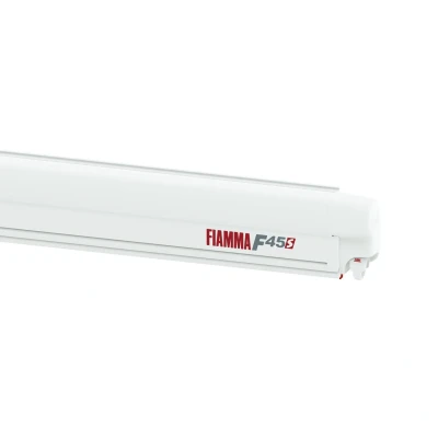 Afbeelding van Fiamma F45 S 230 Cassetteluifel Polar White Royal Grey Grijs Cassetteluifels