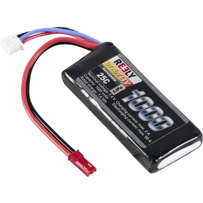 Afbeelding van Reely LiPo accupack 7.4 V 1000 mAh Aantal cellen: 2 25 C Softcase BEC