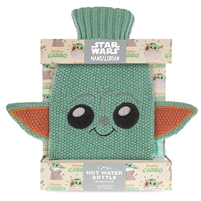 Afbeelding van Star Wars The Mandalorian Grogu pluizige warmwaterkruik, meerkleurig Mad Beauty