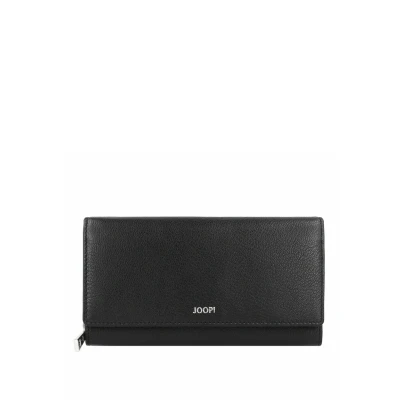 Afbeelding van JOOP! Leren Portemonnee Lantea Europa Purse Black Zwart