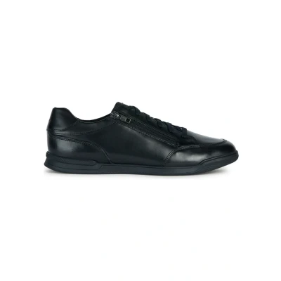 Afbeelding van Geox U Cordusio Sportieve veterschoenen, Heren, Maat: 40, Black Leer en textiel
