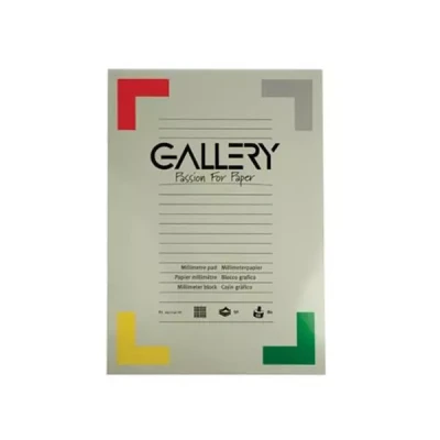 Afbeelding van Gallery Millimeterpapier, Ft 29,7 X 42 Cm (a3), Blok Van 50 Vel Millimeterpapier