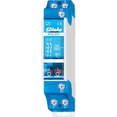 Afbeelding van Eltako S12 200 8V Stroomstootschakelaar DIN rail 2x NO 8 V/AC 16 A 2300 W 1 stuk(s)