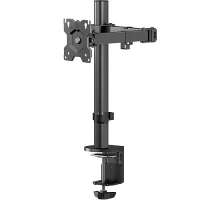 Afbeelding van ONKRON arm voor desktop monitor 13 inch 34 monitor, VESA houder tot 8 kg 75 x en 100 / kantelbare draaibare D121E B zwart