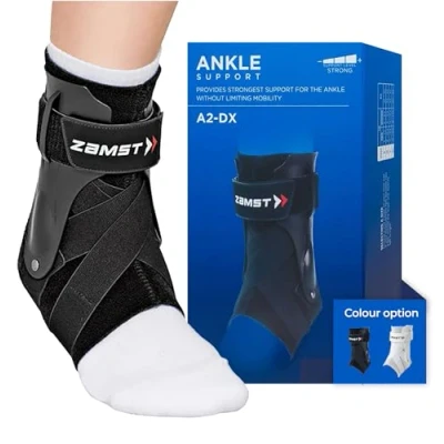 Afbeelding van Zamst A2 DX Enkelbrace Zwart Rechts XL