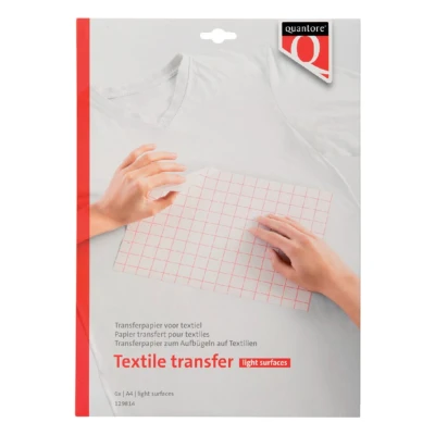 Afbeelding van Inkjet transferpapier voor textiel Quantore lichte kleding