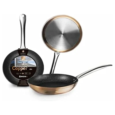 Afbeelding van Ibili Natura Copper Koekenpan Ø 26 cm.