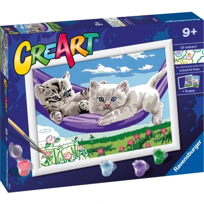 Afbeelding van Ravensburger CreArt Schilderen op Nummer Hangmat Plezier